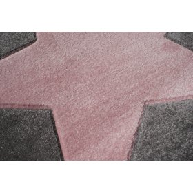 Covor pentru copii cu Stea – Argintiu/Roz, LIVONE