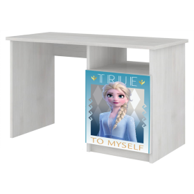 Masă de birou pentru copii - Regatul de gheaţă 2 - decor pin norvegian, BabyBoo, Frozen