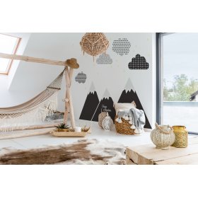 Decorațiuni de pus în spatele patului DEKORNIK-cu tema unor munți-negre