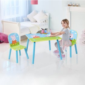 Masă pentru copii cu scaune Peppa Pig, Moose Toys Ltd , Peppa pig