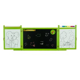 Tablă magnetică / de cretă pentru copii pe perete - verde, 3Toys.com