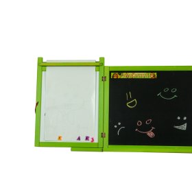 Tablă magnetică / de cretă pentru copii pe perete - verde, 3Toys.com