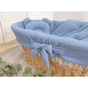 Set lenjerie de pat din răchită - albastru, TOLO