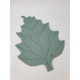 Covoraș de joacă din bumbac Leaf - verde, TOLO