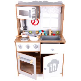 Bucătărie din lemn pentru copii – Comfort