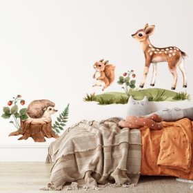 Autocolante de perete - Animale din pădure, Housedecor