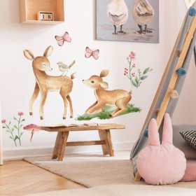 Autocolante de perete - Căprioare XL, Housedecor