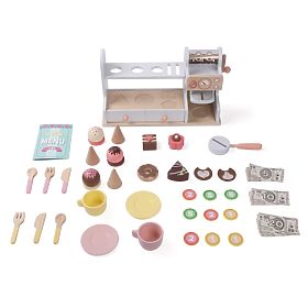 2Kids Toys Cofetărie din lemn 2 în 1, 2Kids Toys