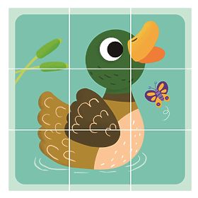 2Kids Toys Cuburi din lemn Fermă