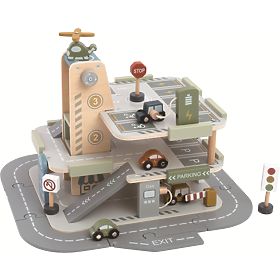 2Kids Toys Garaj din lemn cu drum