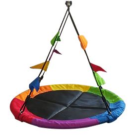 2Kids Toys Leagăn Cuib de Barză cu Steaguri Colorate