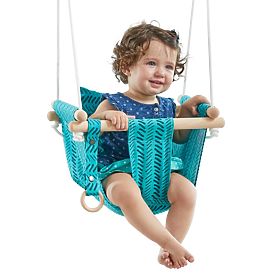 2Kids Toys Leagăn textil pentru copii 100% bumbac turcoaz