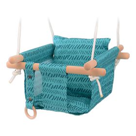 2Kids Toys Leagăn textil pentru copii 100% bumbac turcoaz
