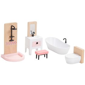 2Kids Toys Set mobilier cu familie 5 în 1
