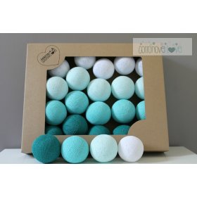 bumbac strălucitor LED-uri bile bumbac bile - proaspăt dragoste, cotton love