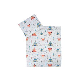 Set lenjerie de pat 135x100 cm FOX - bej