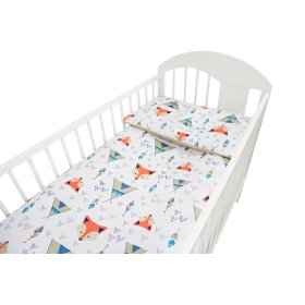 Set lenjerie de pat 135x100 cm FOX - bej