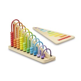 Contor cu două fețe color Melissa & Doug, Melissa & Doug