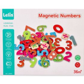 Cifre magnetice din lemn, Lelin