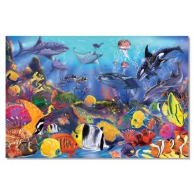 Puzzle podea lume subacvatică 48 piese, Melissa & Doug