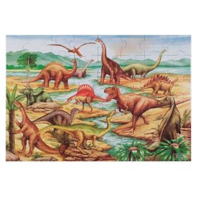 Puzzle din podea dinozauri 48 de piese, Melissa & Doug