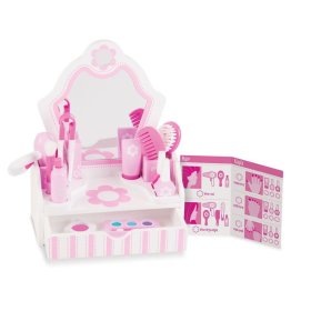 Masă cosmetică pentru copii cu oglindă, Melissa & Doug