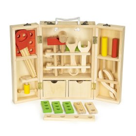 Set de scule din lemn pentru copii, EcoToys
