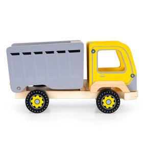 Camion de gunoi din lemn EcoToys, EcoToys