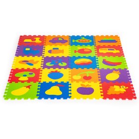 Tampon educativ colorat - puzzle din spumă, EcoToys