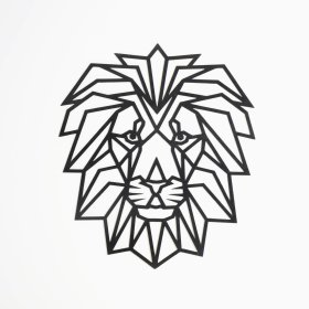 Pictură geometrică din lemn - Leu - diferite culori, Elka Design