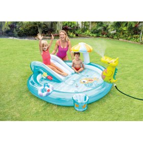 Piscina pentru copii cu tobogan, INTEX