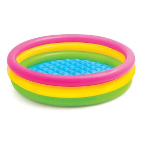 Piscina gonflabila colorata pentru copii