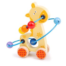Bigjigs Baby Girafe Labirint pe roți, Bigjigs Toys