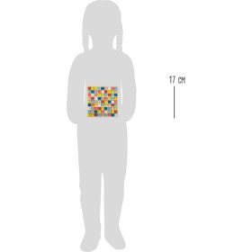 Small Foot Sudoku din lemn cuburi colorate, Small foot by Legler