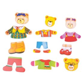 Bigjigs Toys Bear Family Dress Up Puzzle, Bigjigs Toys