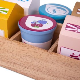 Produse de cocktail Bigjigs Toys într-o cutie portabilă, Bigjigs Toys