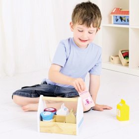 Produse de cocktail Bigjigs Toys într-o cutie portabilă, Bigjigs Toys