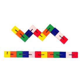 Bigjigs Toys Puzzle din lemn, șarpe colorat 1 buc