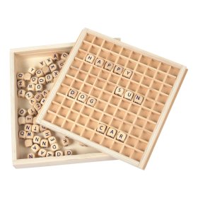 Joc din lemn Small Foot Crearea cu litere, Small foot by Legler
