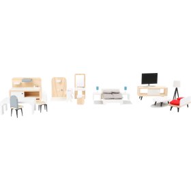 Small Foot Set complet de mobilier pentru păpuși