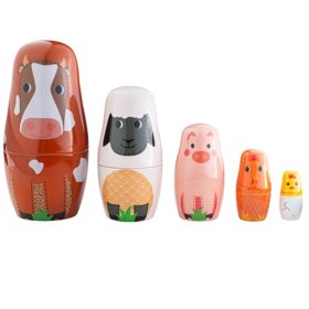 Tidlo Matryoshka animal de fermă