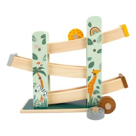 Pista de safari din lemn cu picior mic, Small foot by Legler