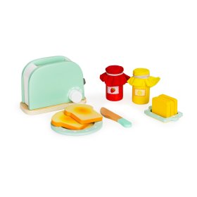 Pâine de pâine din lemn cu accesorii, EcoToys