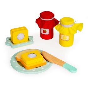 Pâine de pâine din lemn cu accesorii, EcoToys