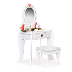 Masuta de toaleta pentru fete cu accesorii, EcoToys