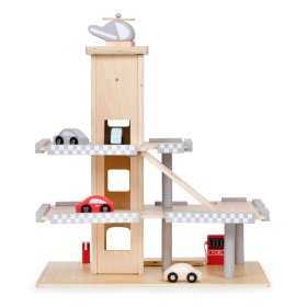 Garaj din lemn cu lift, EcoToys