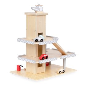 Garaj din lemn cu lift, EcoToys
