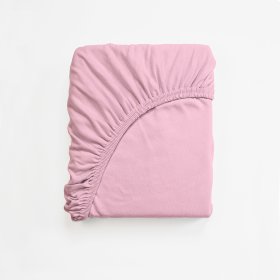 Cearceaf de pat bumbac 120x60 cm - roz