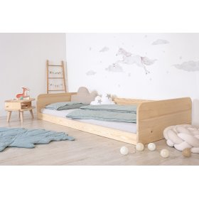 Pat care crește odată cu copilul Nell 2in1 - lăcuit, Ourbaby