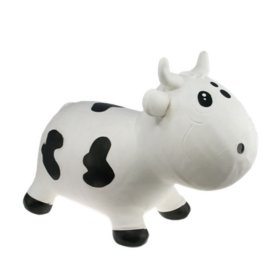 Vaca care sărită KIDZZFARM - Alb și negru